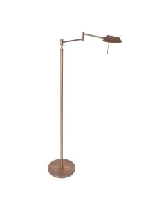 Vloerlamp Retina 3083BR Brons in hoogte verstelbaar - Brons - Elektronica, Glas, Metaal - Steinhauer (foto 2)