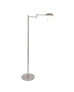 Vloerlamp Retina 3083ST Staal in hoogte verstelbaar - Staal - Elektronica, Glas, Metaal - Steinhauer