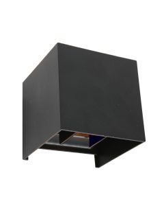 Wandlamp Muro 3098ZW zwarte LED kubuslamp met lichtspel - Zwart - Elektronica, Kunststof, Metaal - Steinhauer (foto 2)