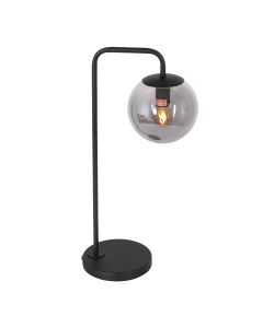 Tischleuchte Bollique 3324ZW Schwarz 1 Licht E14-Fassung