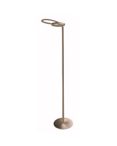 Vloerlamp Platu 3351BR – bronzen leeslamp met instelbaar licht - Brons - Elektronica, Kunststof, Metaal - Steinhauer