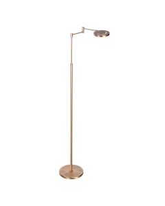 Lampadaire Soleil 3515BR bronze avec bras pivotant et batterie