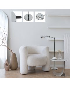 Soleil 3515CH lampe sur pied – lampe LED rechargeable au design en chrome