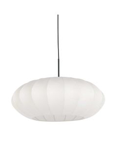 Hängelampe Luma Nola 3809ZW schwarz mit weißen Seitenschirm