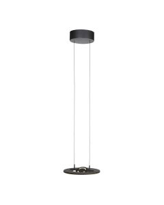 Black pendant lamp Soleil 4140ZW with lift system