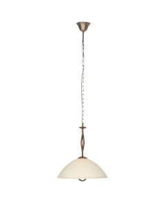 Anthea 4327BR – klassieke hanglamp met marmerlook glas