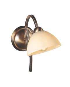 Anthea 4328BR – applique classique avec look en marbre et variateur rotatif