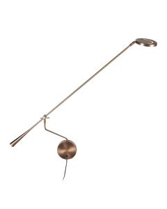 Soleil 2 4387BR Wall Lamp with Swing Arm in Bronze