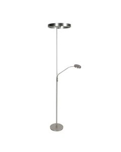 Steel floor lamp with remote control - Soleil 2 4388ST