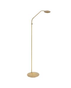 Brass floor lamp Zenith 2 4395ME with flexible LED light