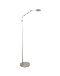 Stalen vloerlamp Zenith 2 4395ST met afstandsbediening