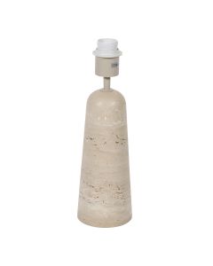 Travino 4401CR table lamp made of travertine without shade
