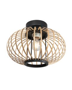 Deckenlampe Silva 4502ZW – trendige Bambus-Deckenlampe 31 cm