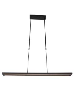 Hanglamp Zelena Motion 7970ZW Zwart Lichtkleur instelbaar - Zwart - Elektronica, Kunststof, Metaal - Steinhauer