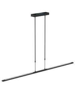 Hanglamp Zelena 7971ZW zwarte LED lamp met instelbaar licht - Zwart - Elektronica, Kunststof, Metaal - Steinhauer