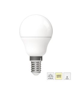 Led lichtbron I15401S met E14 fitting SMD, 4,9W, 2700K, 470 Lumen niet dimbaar - Wit - Glas - Steinhauer (foto 6)