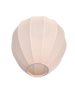 Abat-jour K20121S – Abat-jour goutte en lin beige fait main Ø25 cm
