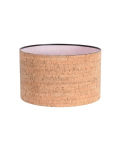 Abat-jour K7396FS Ø30cm – abat-jour rond en liège avec une apparence chaleureuse