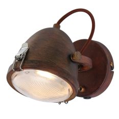 Wall lamp Paco 1311B Brown including light source