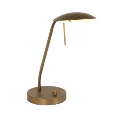 Bronze-colored table lamp Eloi 1315BR with rotary dimmer