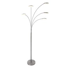 5 Arm floor lamp - arc lamp Synna 1327ST Steel