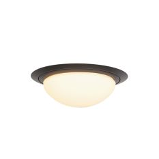 Plafondlamp Ikaro 1365ZW Zwart Ø24cm 4 stappen dimbaar