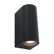 Outdoor lamp Logan 1496ZW Black including 2 GU10 light sources