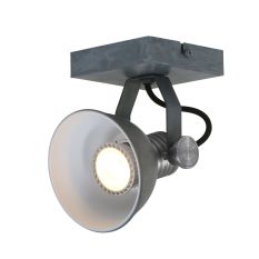 Wandlamp spot Brooklyn 1533GR Grijs inclusief lichtbron