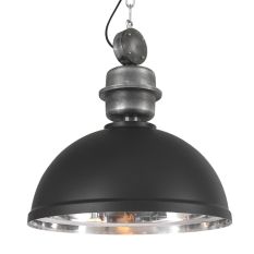 Zwart chromen hanglamp Gaeve 2661ZW Ø50cm E27 fitting