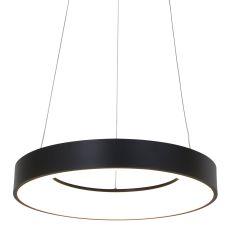 Hanglamp Ringlede 2695ZW Zwart rond 48 cm