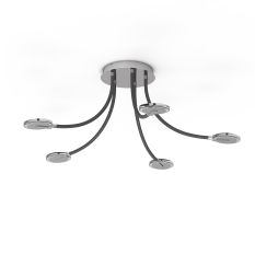 Plafondlamp Turound 3375ST Staal