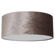 Plafondlamp Prestige Chic 3352W+K1066GS+K33342S Wit-Fluweel Zilver-Wit Mat