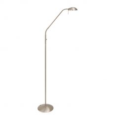 Floor lamp Biron 1 light 7501ST Steel with dimmer 2700 Kelvin