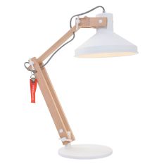 Tischleuchte Woody 7866BE Weiß