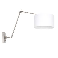 Wall lamp Prestige Chic 7396ST+K73962S Steel-White Chintz