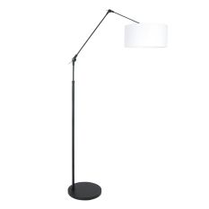 Floor lamp Prestige Chic 7395ZW+K10682S Black-White Chintz