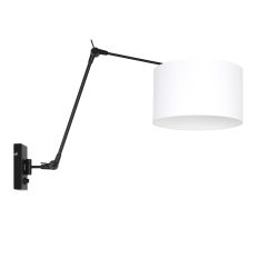 Wall lamp Prestige Chic 7396ZW+K73962S Black-White Chintz