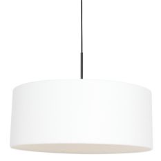 Hanging lamp Sparkled Light 3602ZW+K1066QS Black-White Linen