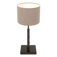 Table lamp Stang 3084ZW+K3084RS Black-Grey Linen