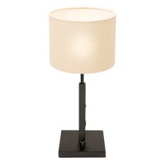 Table lamp Stang 3084ZW+K3084QS Black-White Linen