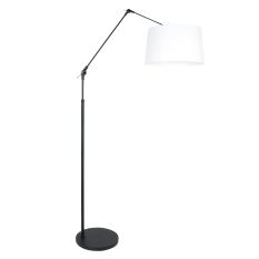 Floor lamp Prestige Chic 7395ZW+K10012S Black-White Chintz