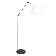 Vloerlamp Prestige Chic 7395ZW+K10012S Zwart-White Chintz