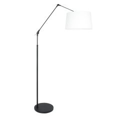 Stehleuchte Prestige Chic 7395ZW+K1001QS Schwarz-Leinen Weiß