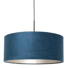 Hanglamp Sparkled Light 3602ZW+K1066ZS Zwart-Fluweel Blauw