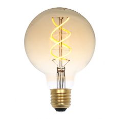 620195 LED fiL G95 4W E27 DIM 1800K