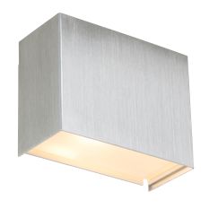 Wandlamp Sikrea Box halogeen S0231 aluminium