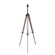 Lampadaire Triek 3348ZW trépied avec culot E27 sans abat-jour