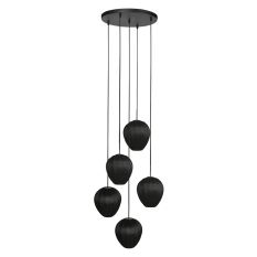 HaloSwap 4282ZW – Zwarte design hanglamp met karakter en sfeer