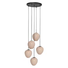 HaloSwap 4283ZW – Zwarte hanglamp met romantische charme en warme uitstraling