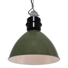 Olijfgroene Hanglamp Frisk 7696G – Stoer en Landelijk Design